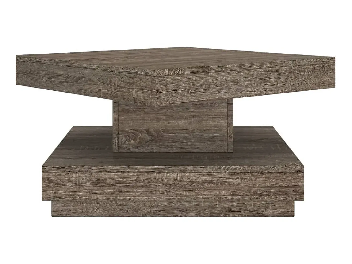 Mesa de centro 60x60x35 cm MDF PT742141 Cinzento