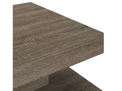 Mesa de centro 60x60x35 cm MDF PT742141 Cinzento