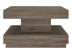 Mesa de centro 60x60x35 cm MDF PT742141 Cinzento