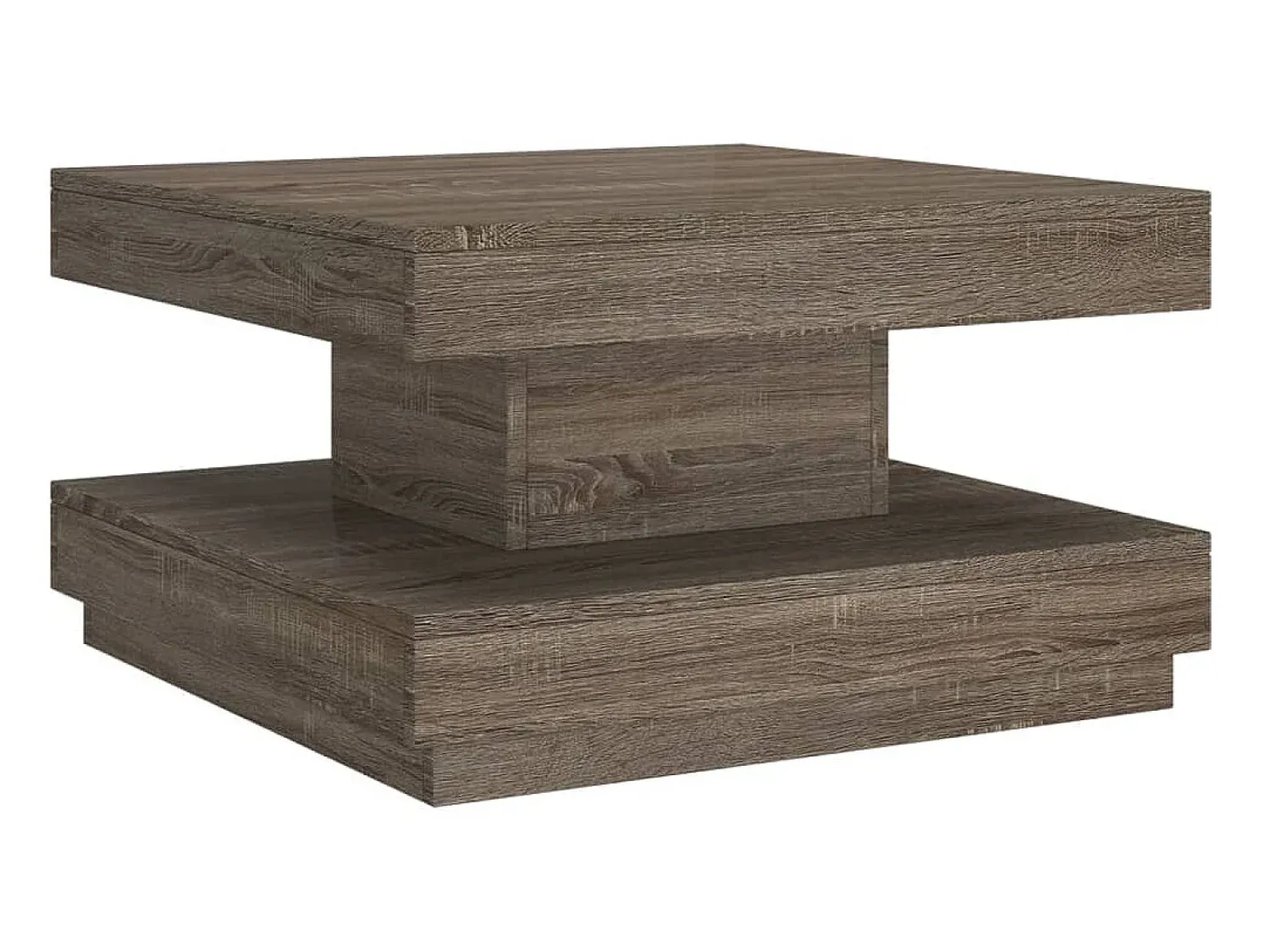 Mesa de centro 60x60x35 cm MDF PT742141 Cinzento