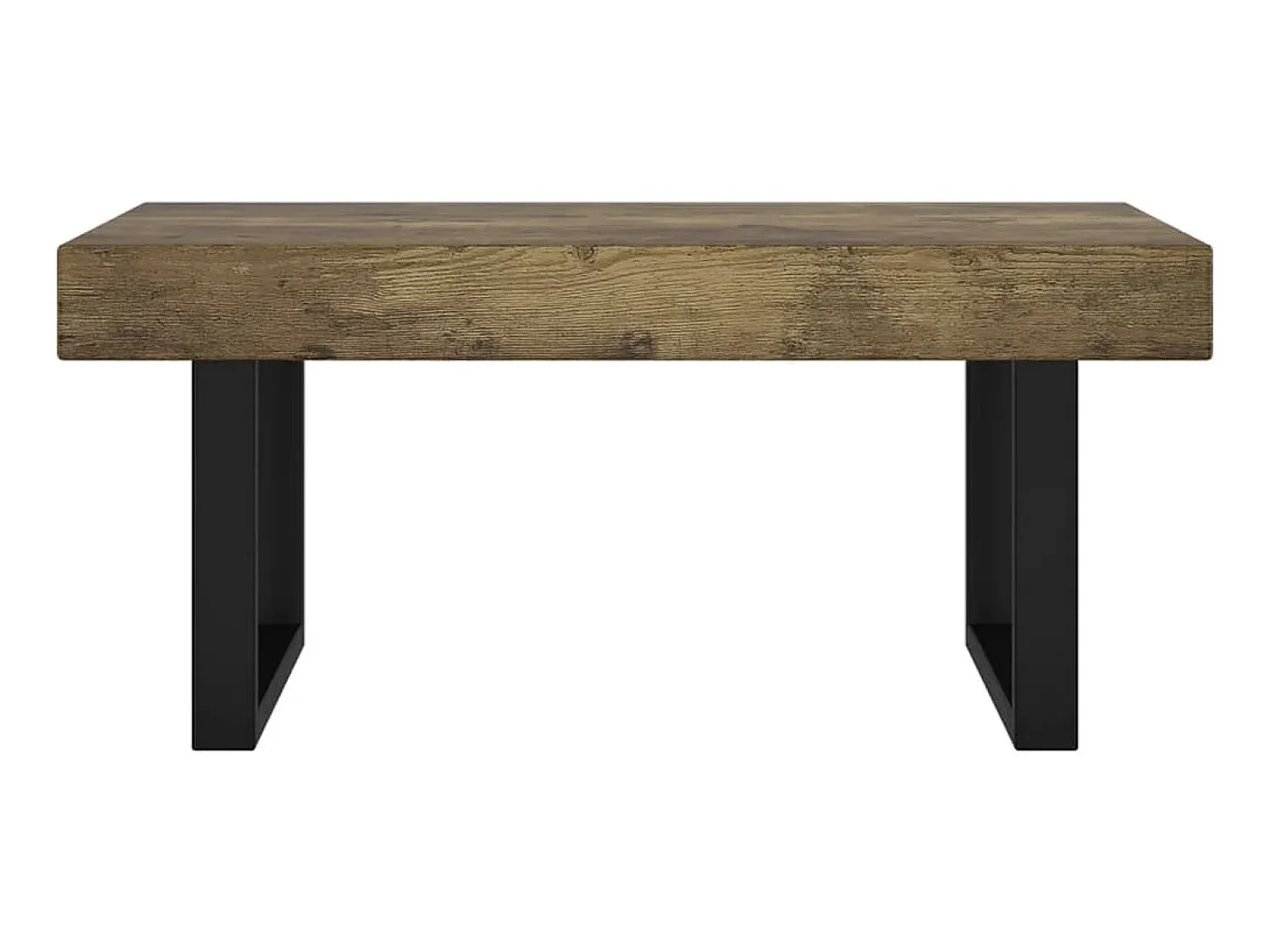 Online Mesa de centro 90x45x40 cm MDF e ferro -escuro e preto PT505272 Castanho