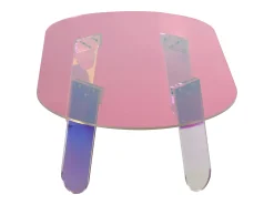 Discount Mesa de centro 120x35x60 cm multicolor modig m75-120 Transparente / Multicor