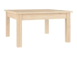 Clearance Mesa de centro 55x55x30 cm pinho maciço PT248725 Castanho
