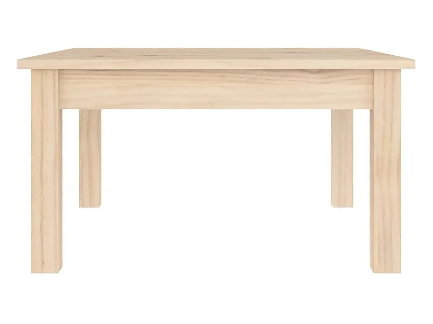 Clearance Mesa de centro 55x55x30 cm pinho maciço PT248725 Castanho