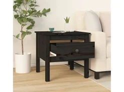 Mesa De Centro* Mesa de centro 50x50x49 cm pinho maciço PT704139 Preto