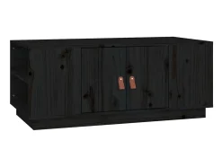 Mesa De Centro* Mesa de centro 100x50x41 cm pinho maciço PT234631 Preto