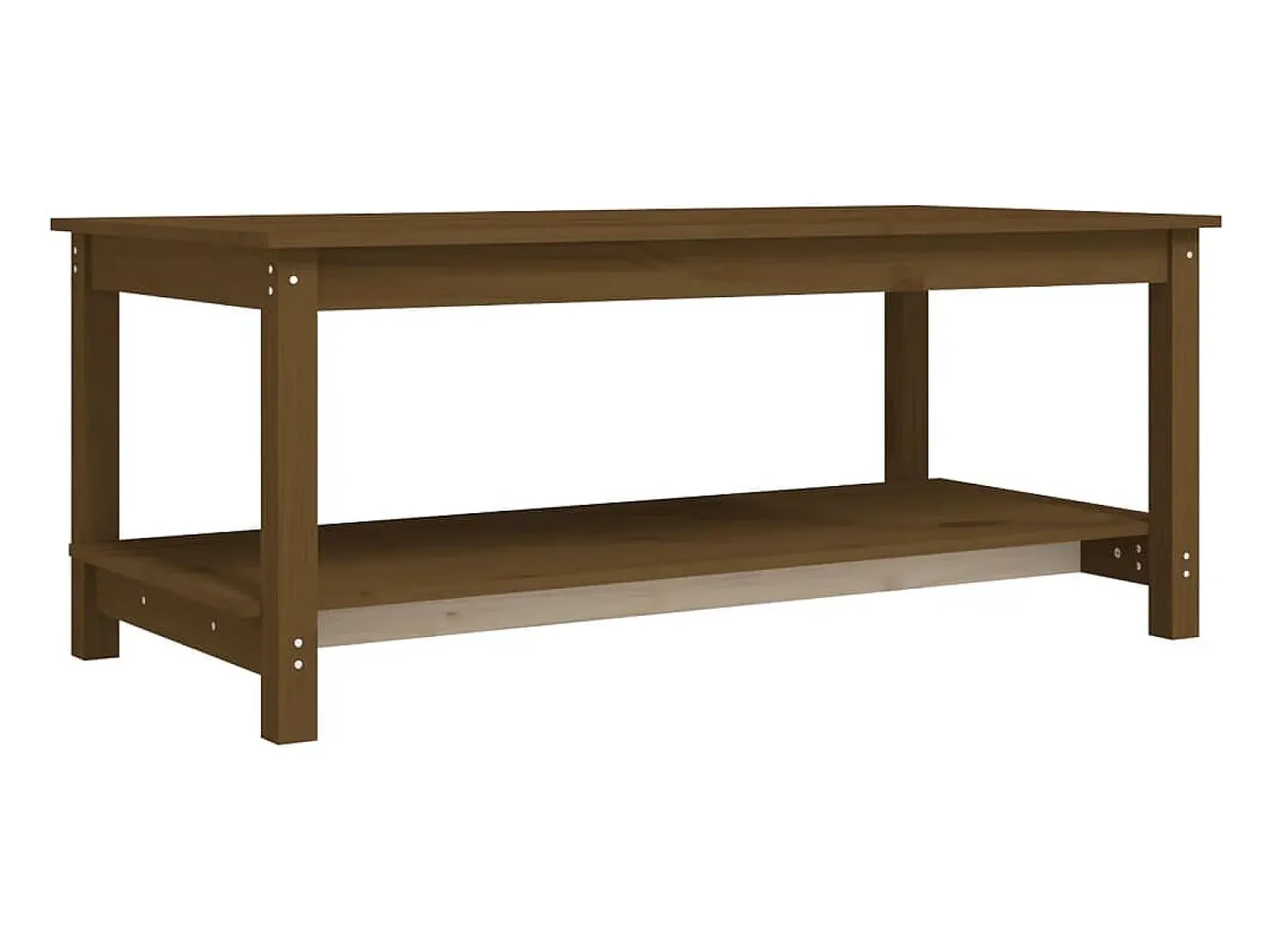 Mesa De Centro*vidaxl Mesa de centro 110x55x45 cm pinho maciço castanho mel Natural claro