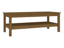 Mesa De Centro| Mesa de centro 110x50x40 cm pinho maciço mel PT668559 Castanho
