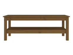 Mesa De Centro| Mesa de centro 110x50x40 cm pinho maciço mel PT668559 Castanho