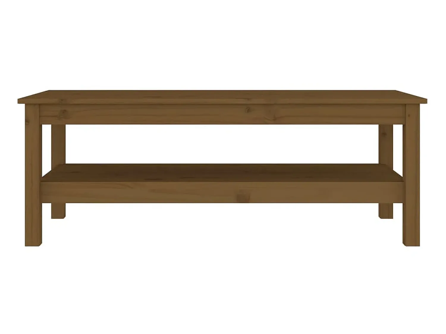 Mesa De Centro| Mesa de centro 110x50x40 cm pinho maciço mel PT668559 Castanho