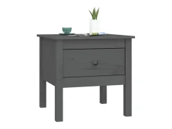 Mesa de centro 50x50x49 cm pinho Cinza PT262596^ Mesa De Centro