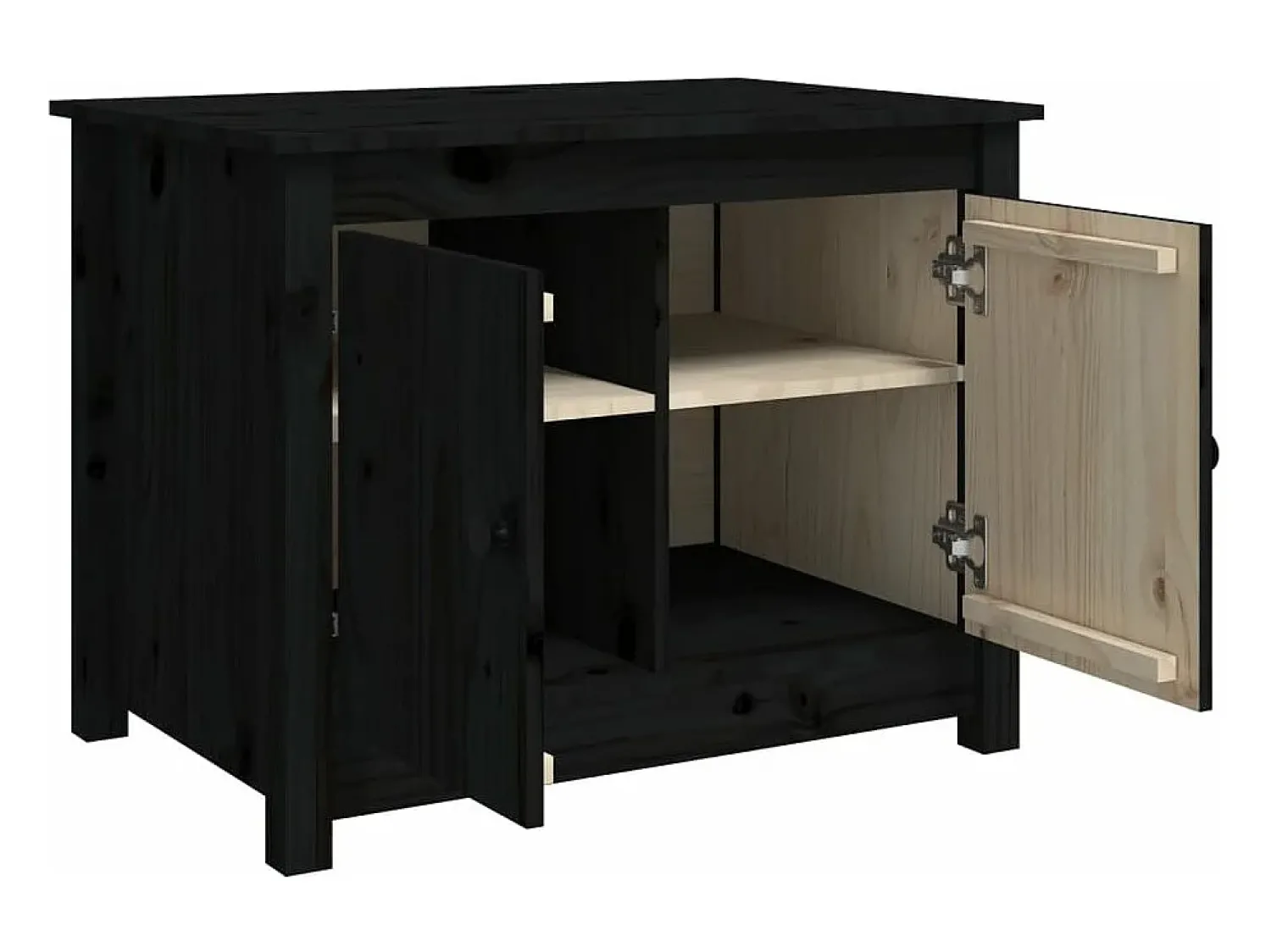 vidaxl Mesa de centro 71x49x55 cm pinho maciço^ Mesa De Centro