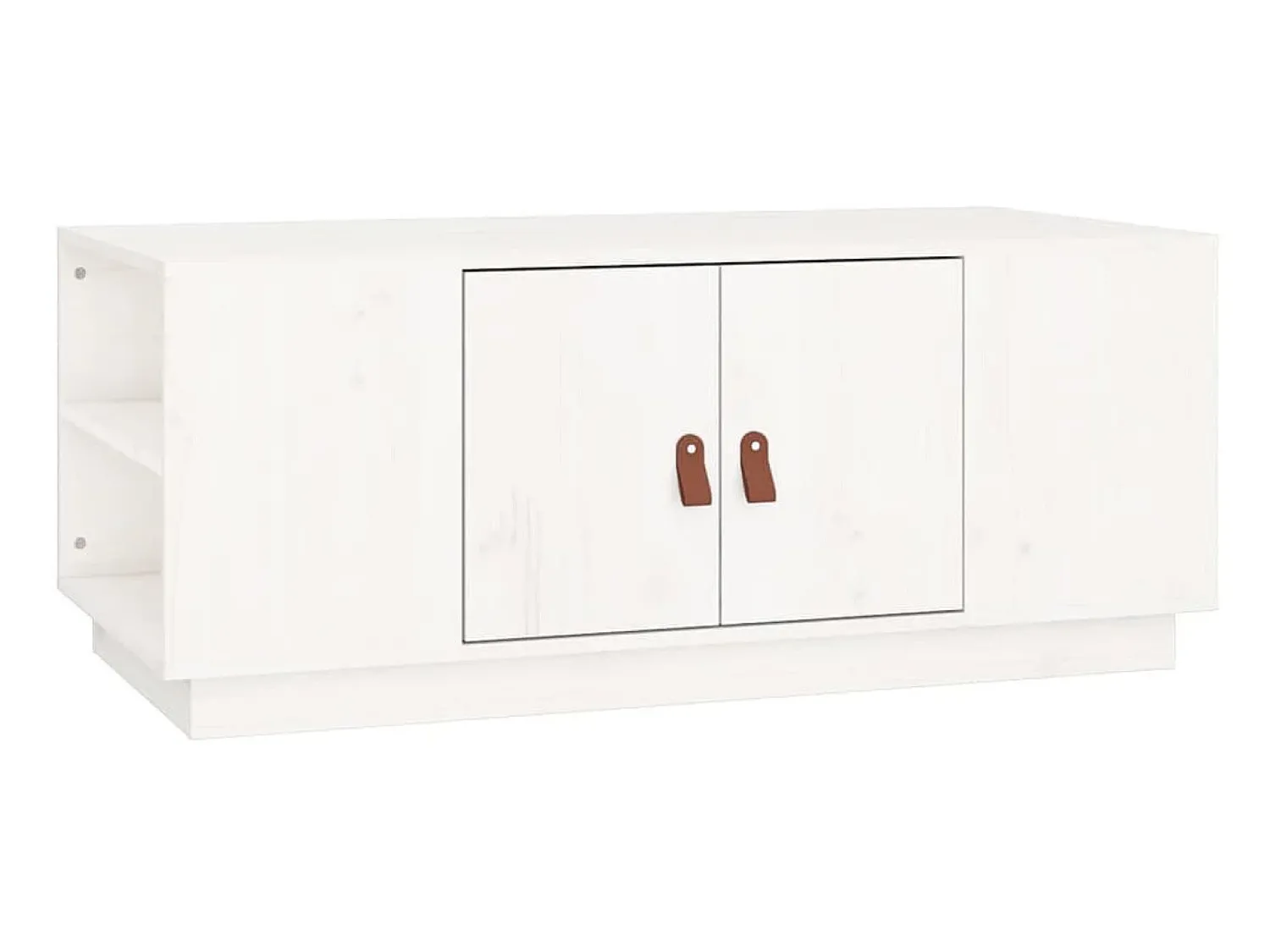 Mesa de centro 100x50x41 cm pinho maciço PT369494^ Mesa De Centro