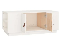 Mesa De Centro*vidaxl Mesa de centro 100x50x41 cm pinho maciço Branco