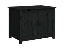Mesa De Centro* Mesa de centro 71x49x55 cm pinho maciço PT569433 Preto