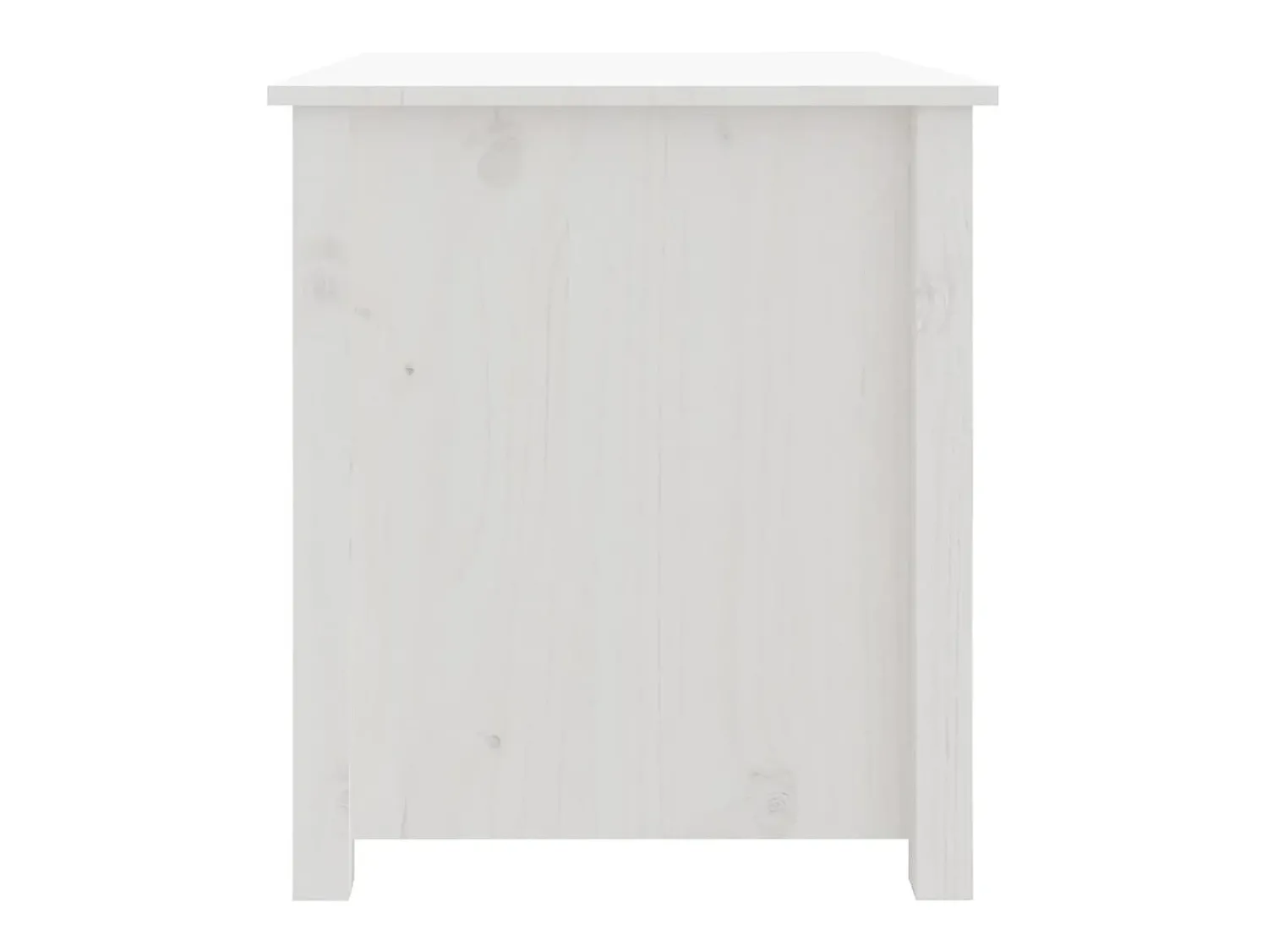 Mesa De Centro|vidaxl Mesa de centro 71x49x55 cm pinho maciço Branco
