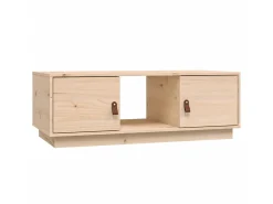 Mesa De Centro* Mesa de centro 100x50x35 cm pinho maciço PT102745 Castanho