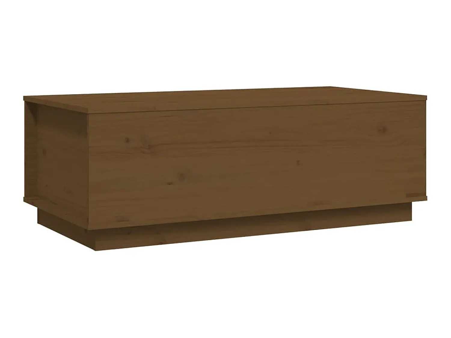 Mesa de centro 100x50x35 cm pinho maciço mel PT439239^ Mesa De Centro