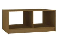 Mesa De Centro|vidaxl Mesa de centro 75x50x33,5 cm pinho maciço castanho mel Natural claro