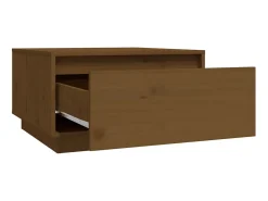 Discount Mesa de centro 55x56x32 cm pinho maciço mel PT386711 Castanho