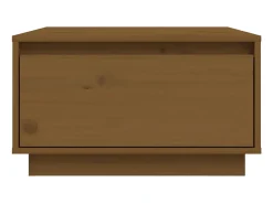 Discount Mesa de centro 55x56x32 cm pinho maciço mel PT386711 Castanho