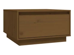 Discount Mesa de centro 55x56x32 cm pinho maciço mel PT386711 Castanho