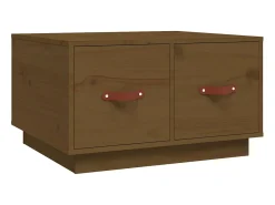 Mesa De Centro| Mesa de centro 60x53x35 cm pinho maciço mel PT554171 Castanho
