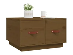 Mesa De Centro| Mesa de centro 60x53x35 cm pinho maciço mel PT554171 Castanho