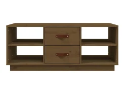 Mesa De Centro| Mesa de centro 100x50x41 cm pinho maciço mel PT377974 Castanho