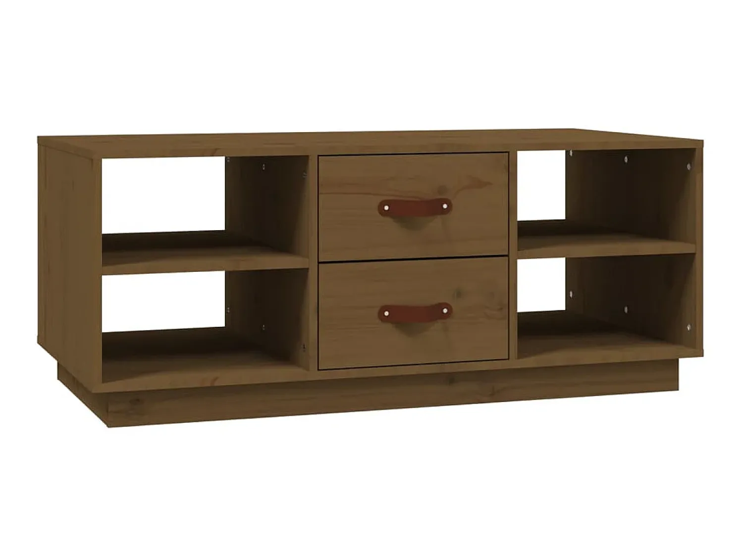 Mesa De Centro| Mesa de centro 100x50x41 cm pinho maciço mel PT377974 Castanho