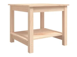 Outlet Mesa de centro 50x50x45 cm pinho maciço PT975342 Castanho