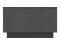 Mesa de centro 55x56x32 cm pinho maciço cinza PT227577^ Mesa De Centro