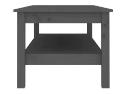 Mesa De Centro| Mesa de centro 110x50x40 cm pinho maciço cinza PT147259 Cinzento