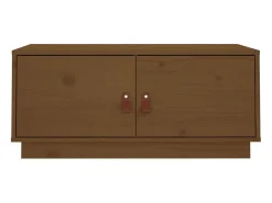 Mesa De Centro| Mesa de centro 80x50x35 cm pinho maciço mel PT541519 Castanho