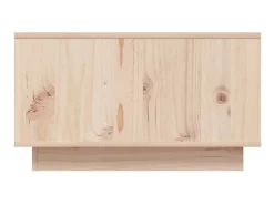 Mesa De Centro* Mesa de centro 55x56x32 cm pinho maciço PT612493 Castanho