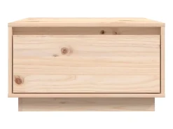 Mesa De Centro* Mesa de centro 55x56x32 cm pinho maciço PT612493 Castanho