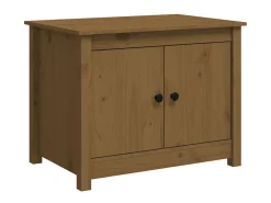 Mesa De Centro* Mesa de centro 71x49x55 cm pinho maciço mel PT623987 Castanho