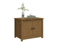 Mesa De Centro* Mesa de centro 71x49x55 cm pinho maciço mel PT623987 Castanho