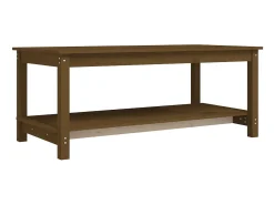 Best Mesa de centro 110x55x45 cm pinho maciço mel PT229661 Castanho