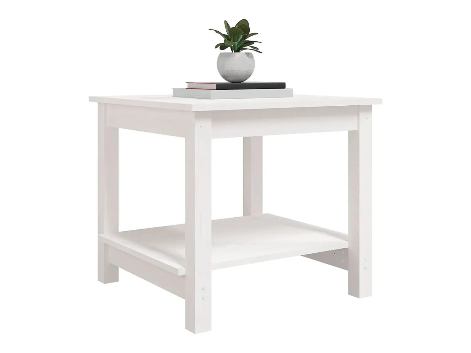 vidaxl Mesa de centro 50x50x45 cm pinho maciço^ Mesa De Centro