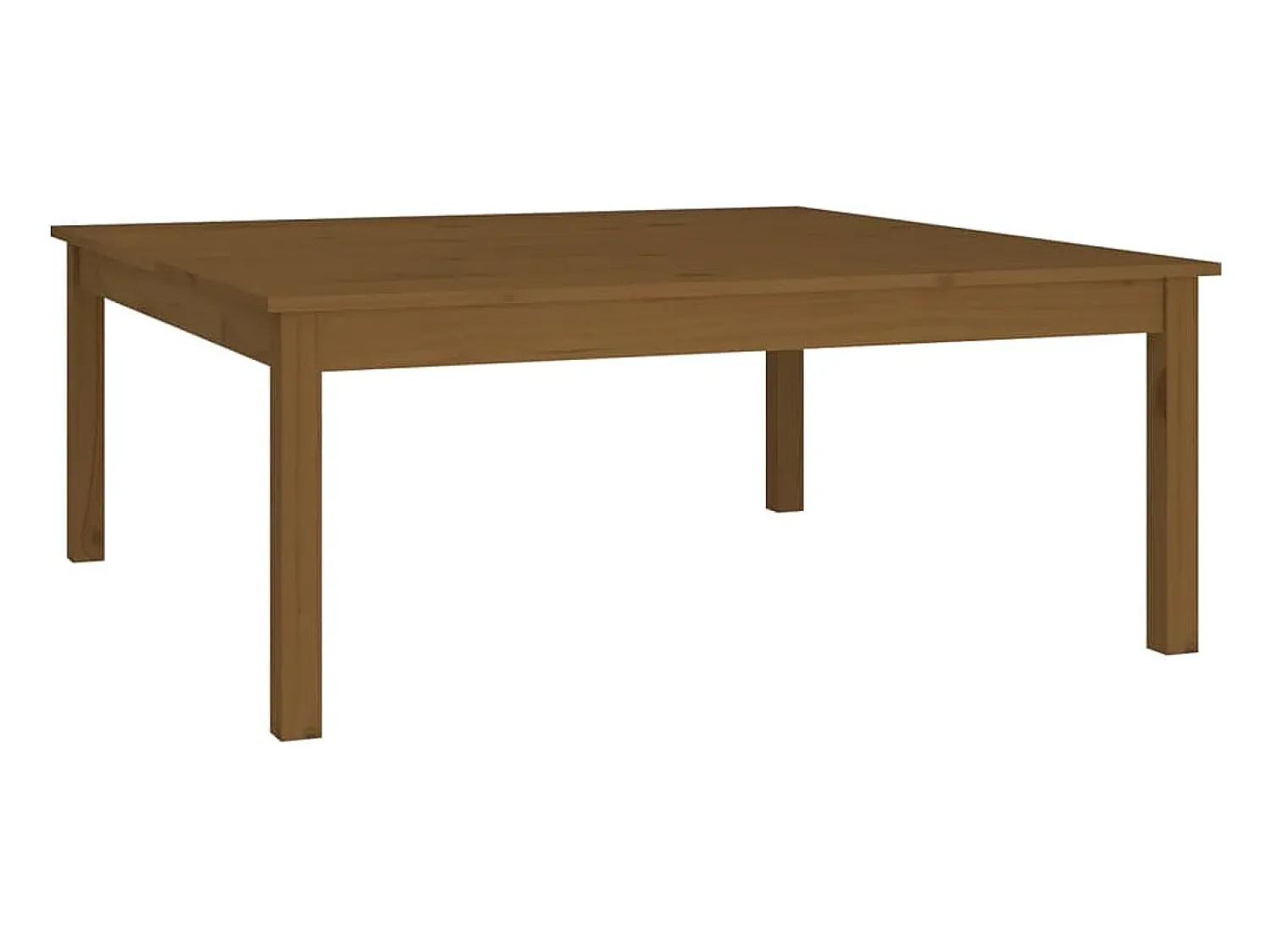 Hot vidaxl Mesa de centro 100x100x40 cm pinho maciço castanho mel Natural claro