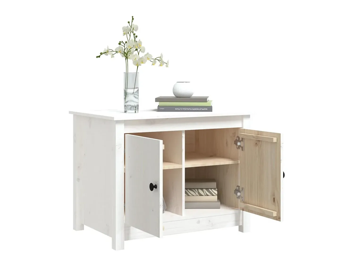 Mesa de centro 71x49x55 cm pinho maciço PT901882^ Mesa De Centro