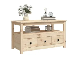Sale Mesa de centro 102x49x55 cm pinho maciço PT972685 Castanho