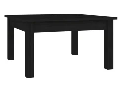 Mesa De Centro*vidaxl Mesa de centro 55x55x30 cm pinho maciço Preto
