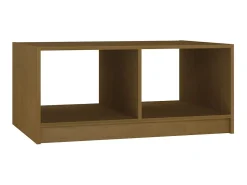 Mesa De Centro* Mesa de centro 75x50x33,5 cm pinho maciço mel PT547900 Castanho