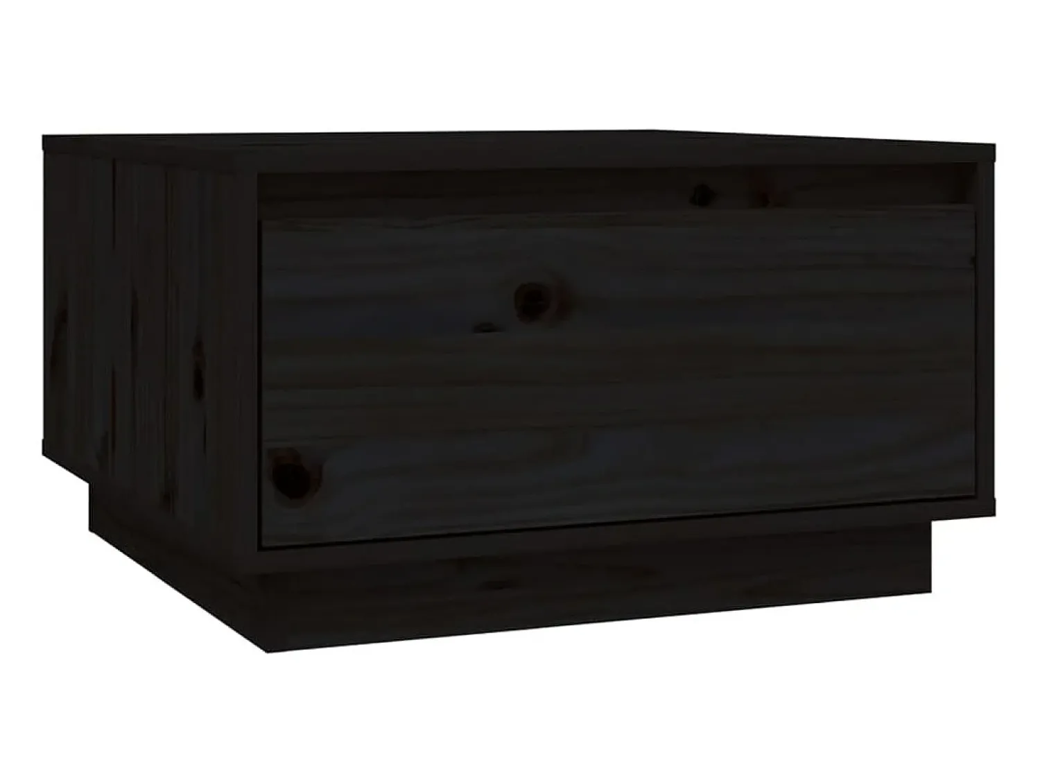 Mesa De Centro* Mesa de centro 55x56x32 cm pinho maciço PT950559 Preto