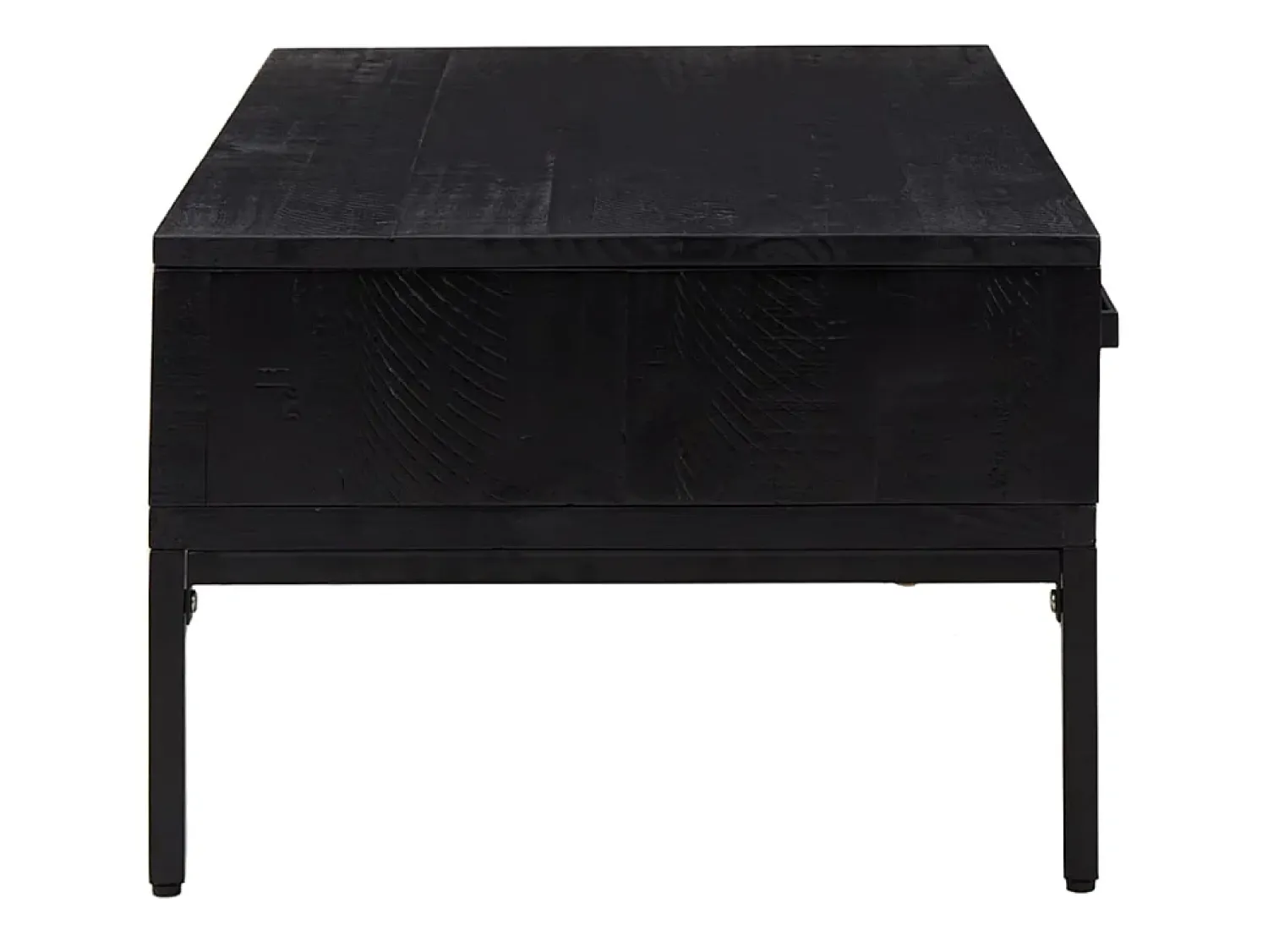 Mesa De Centro* Mesa de centro 90x50x35 cm pinho maciço PT192309 Preto