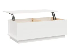 Mesa De Centro*vidaxl Mesa de centro 100x50x35 cm pinho maciço Branco