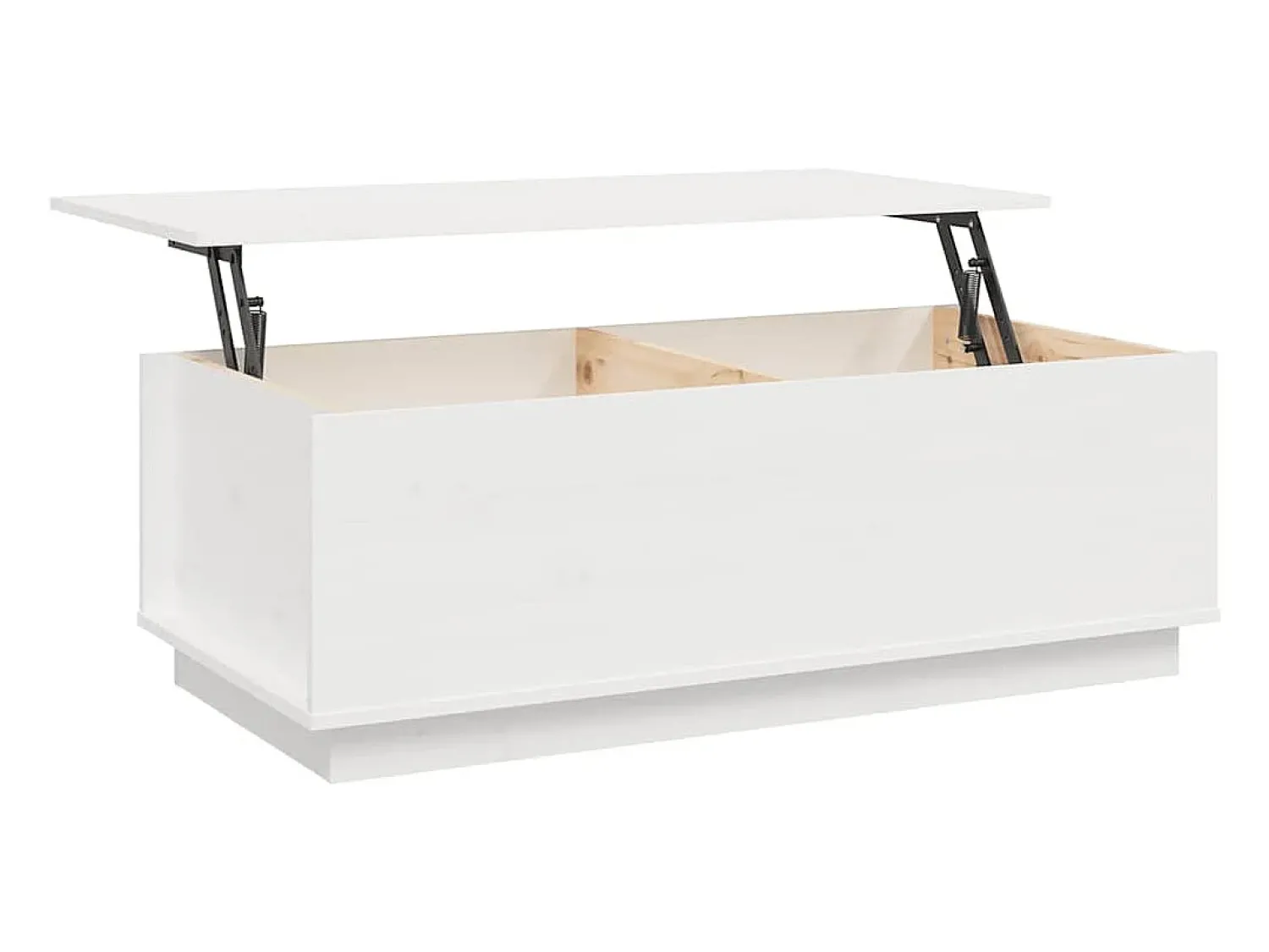Mesa De Centro*vidaxl Mesa de centro 100x50x35 cm pinho maciço Branco