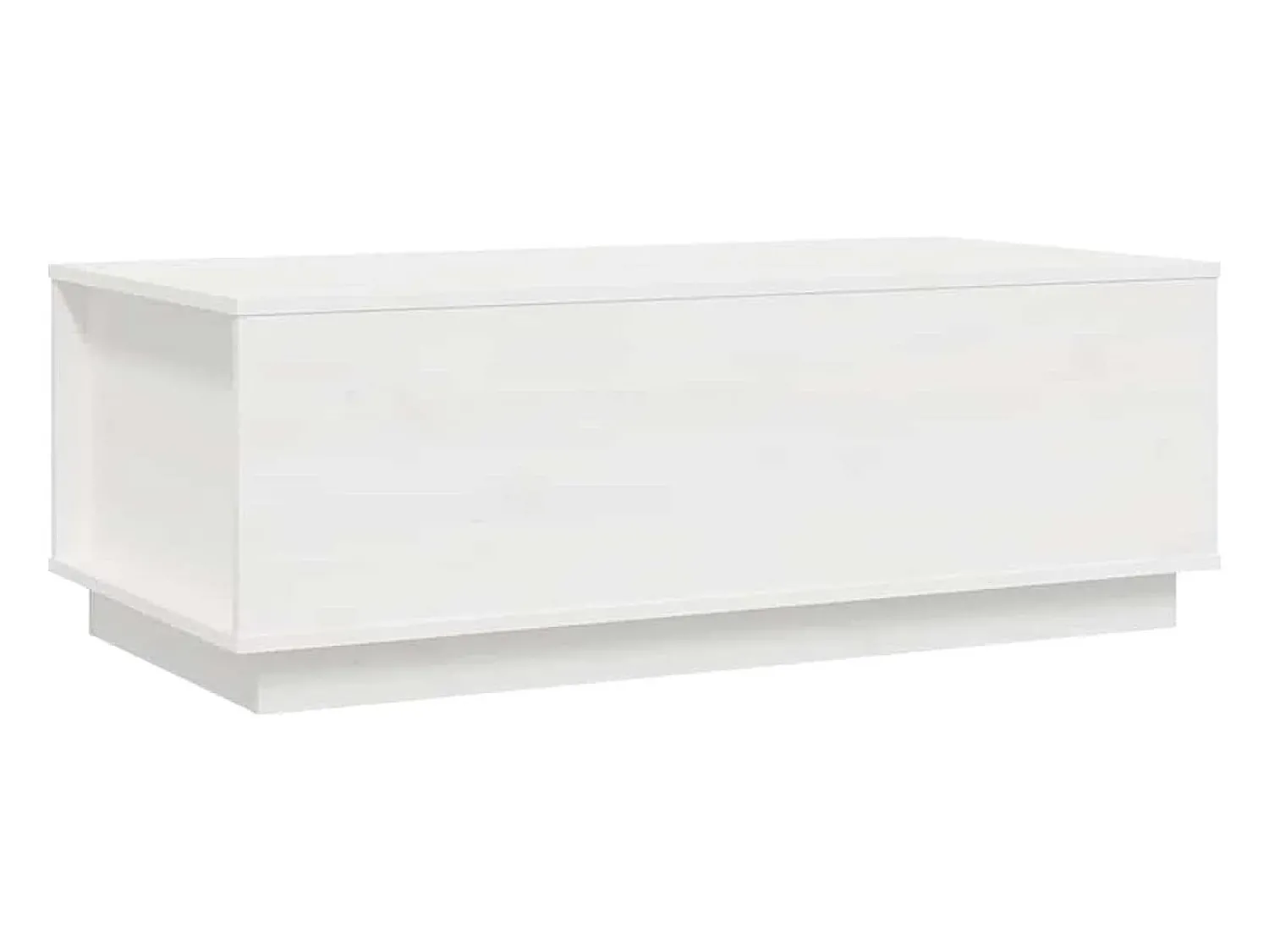 Mesa De Centro*vidaxl Mesa de centro 100x50x35 cm pinho maciço Branco